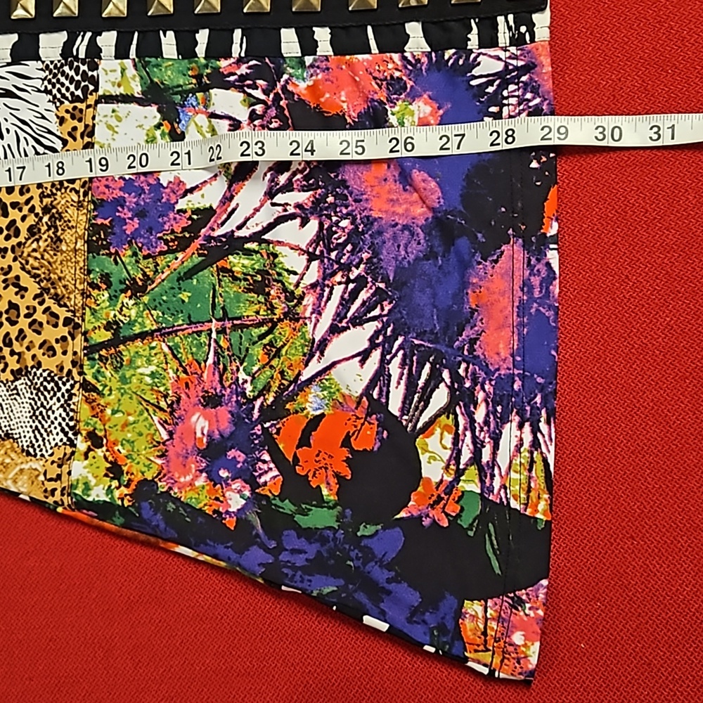 Max And Rina Multicolored Pattern Texture Long Sl… - image 5